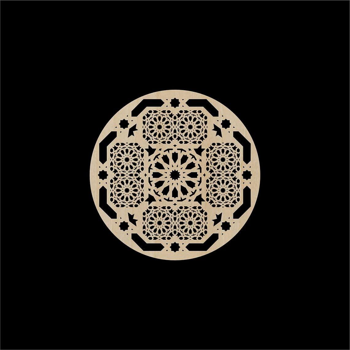 Haoser Carved Geometric Wooden Panel, Birch Ply Wooden Panel Pack of 1 -Panel-12 - Haoser