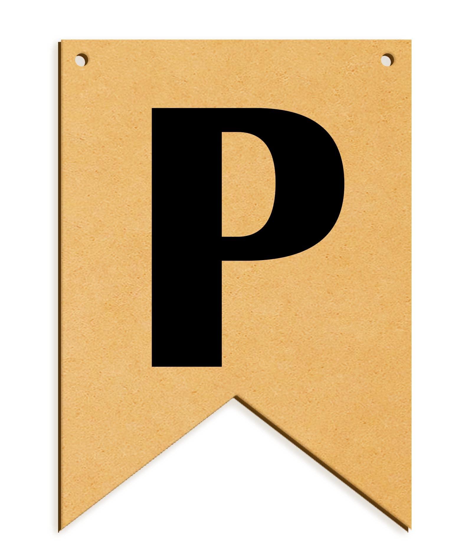 Haoser Wooden Alphabet Hanging tag for DIY Craft Projects, Birthaday Tag, Anniversary Tag - Haoser