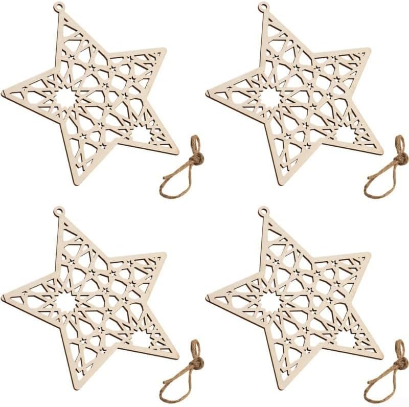 Ramadan Hanging Ornaments – Eid Mubarak Wooden Door & Wall Decor