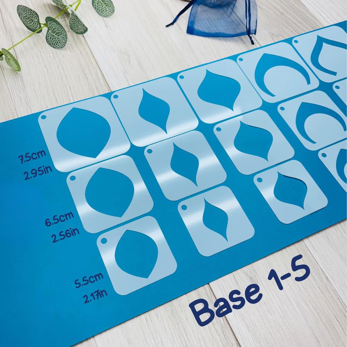 15 Pcs Mandala Dot Art Stencil Set – 2.17 Inch Reusable Geometric Drawing Templates | Swoosh & Model Base for Painting, Rock Art, DIY Craft & Rangoli Designs – Plastic Stencils