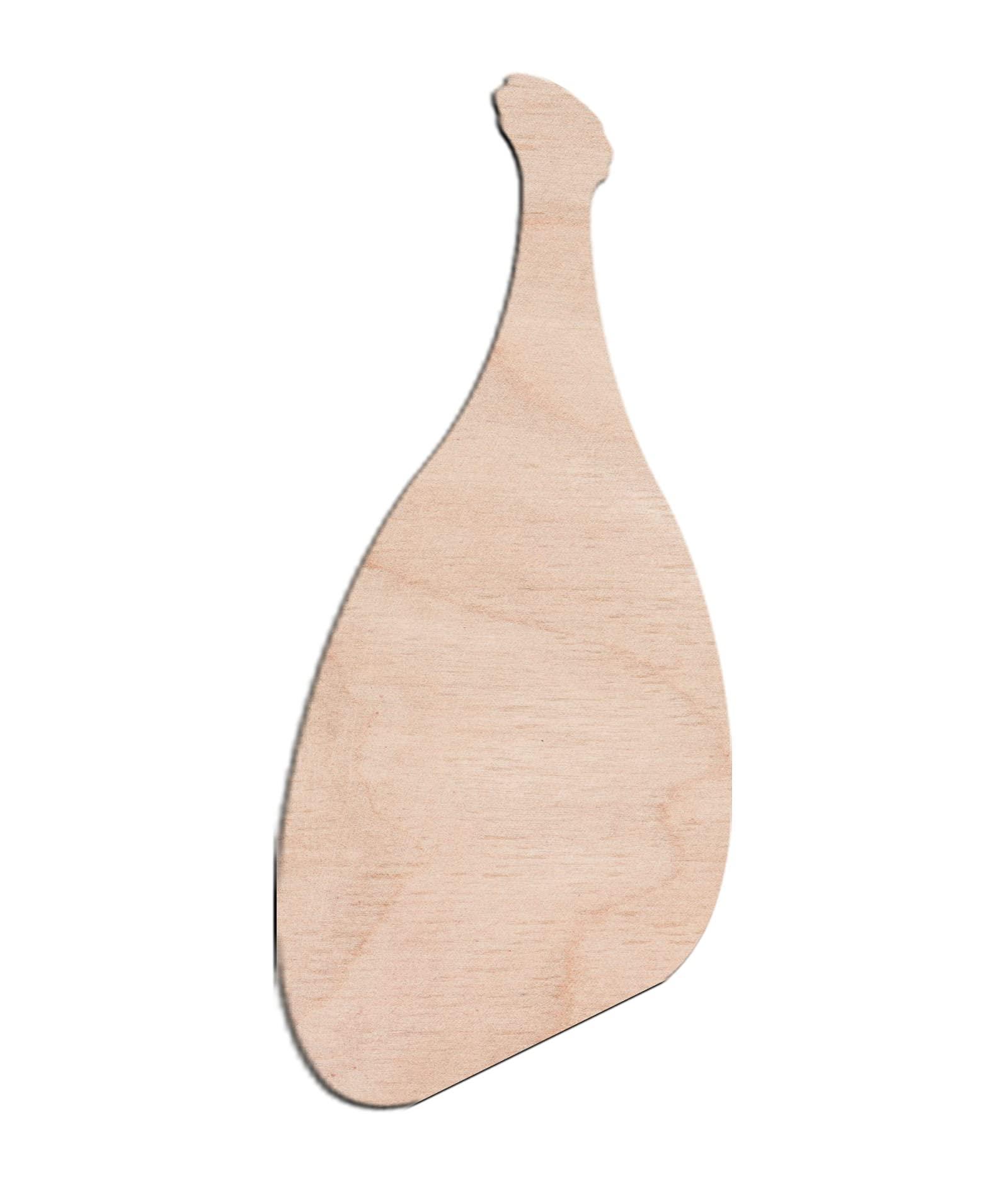 Haoser 3mm Wooden Bottle Cutouts for Scrapbooking Arts Crafts DIY Decoration Display Décor - Haoser