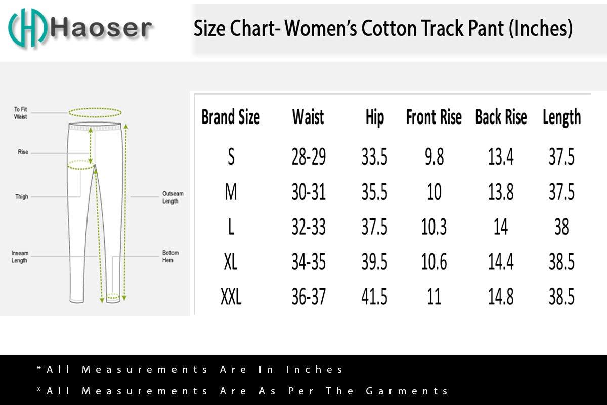 Haoser Stylish Women's Regular Fit Trackpants (HSR-WL-67_Light Grey_XL) - Haoser