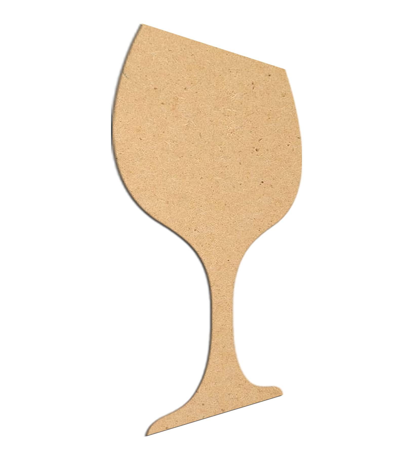 Haoser 3mm Wooden Glass Cutouts for Scrapbooking Arts Crafts DIY Decoration Display Décor - Haoser