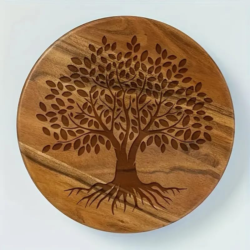 7 Pcs Tree of Life Stencil Templates 7.87 x 7.87 Inch Reusable Plastic Art Stencils