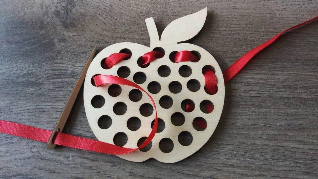 Haoser Lacing Activity Toys for Kids |Wooden Sewing Toy | Learning Toys for Kids, Boys & Girls Return Gift for Birthday Parties Wood|Lacing Activity for Kids| - Haoser