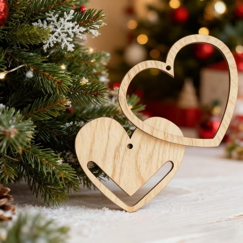 Wooden Heart Frames Macrame Findings & Romantic Decorative Hearts