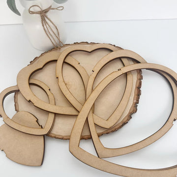 6 Pcs Wooden Macrame Feather & Leaf Cutting Templates – 10 Inch Macrame Cord Cutting Tools for DIY Wall Hanging, Craft & Knotting Projects