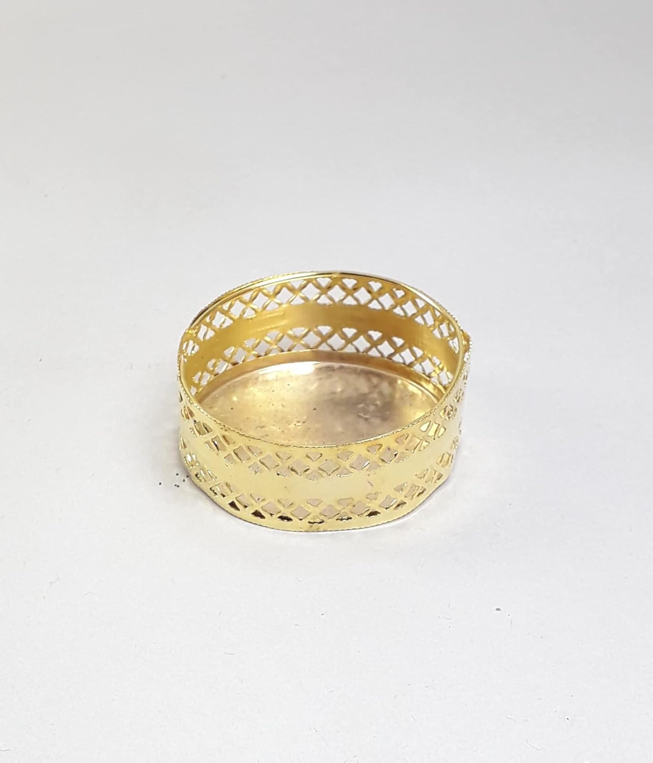 Haoser Handicraft Small Katori Tealight Diya Candle Holder, Set of 12,Iron