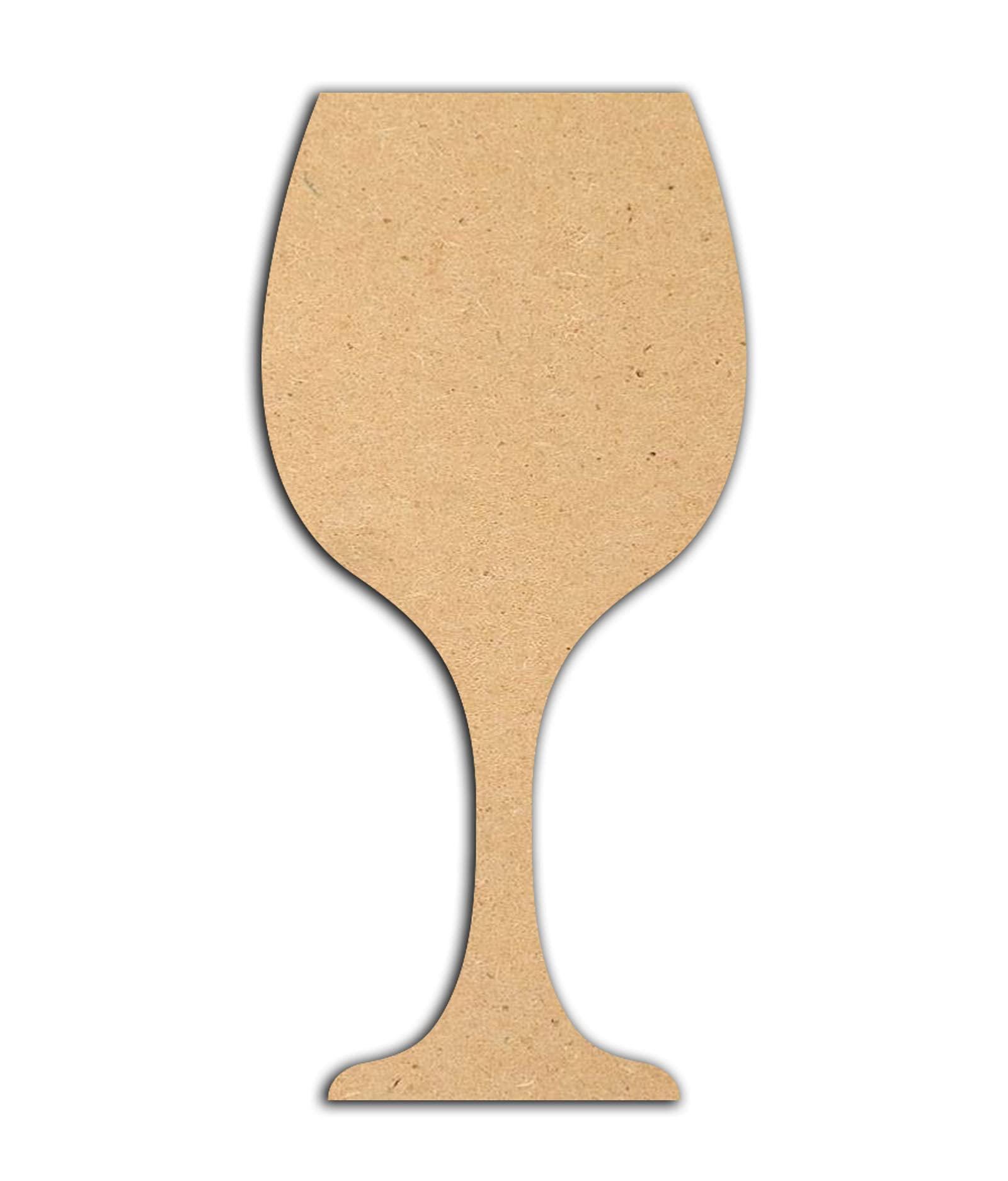 Haoser 3mm Wooden Glass Cutouts for Scrapbooking Arts Crafts DIY Decoration Display Décor - Haoser