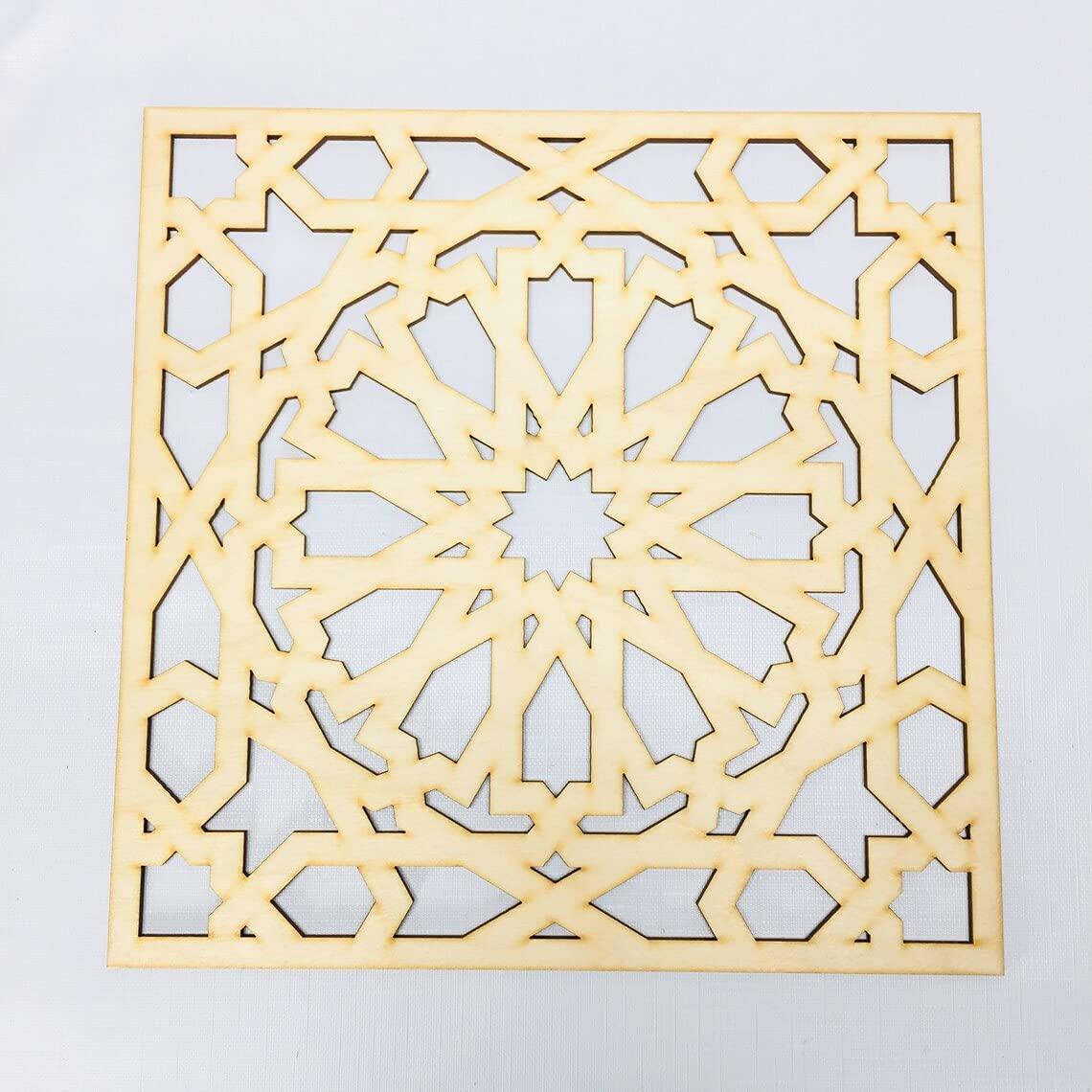 Haoser Laser Cut Carved Panel Wall Decor, Living Room Art, Wood Art, Windows - Haoser