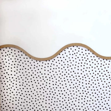 Pack of 5 Unfinished Wavy Wall Molding – 56x14 CM
