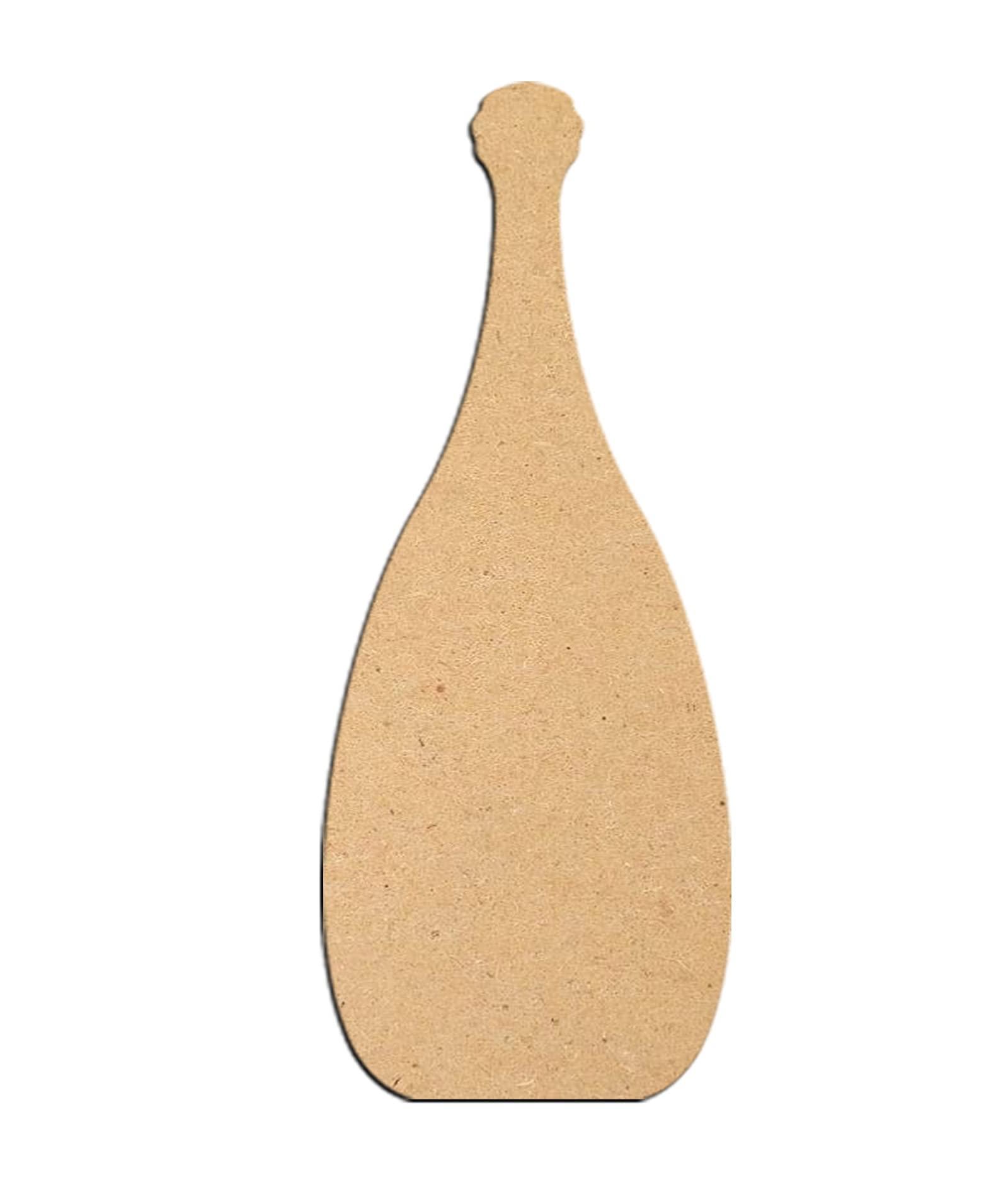 Haoser 3mm Wooden Bottle Cutouts for Scrapbooking Arts Crafts DIY Decoration Display Décor - Haoser