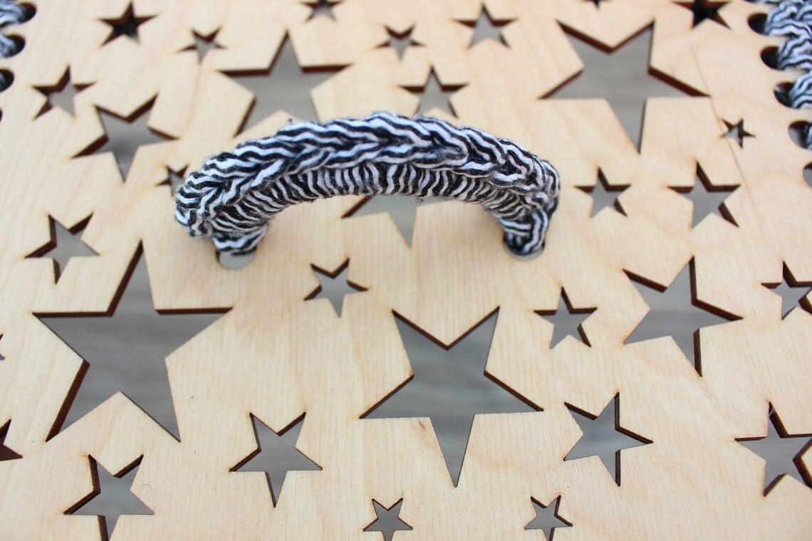 Haoser Mdf Wooden rectangle base for crochet basket, Craft DIY, Wood base Shaper for DIY Basket Craft Weaving Making Supplies Crochet basket wooden base, Crochet basket bottom, knitting bottom - Haoser