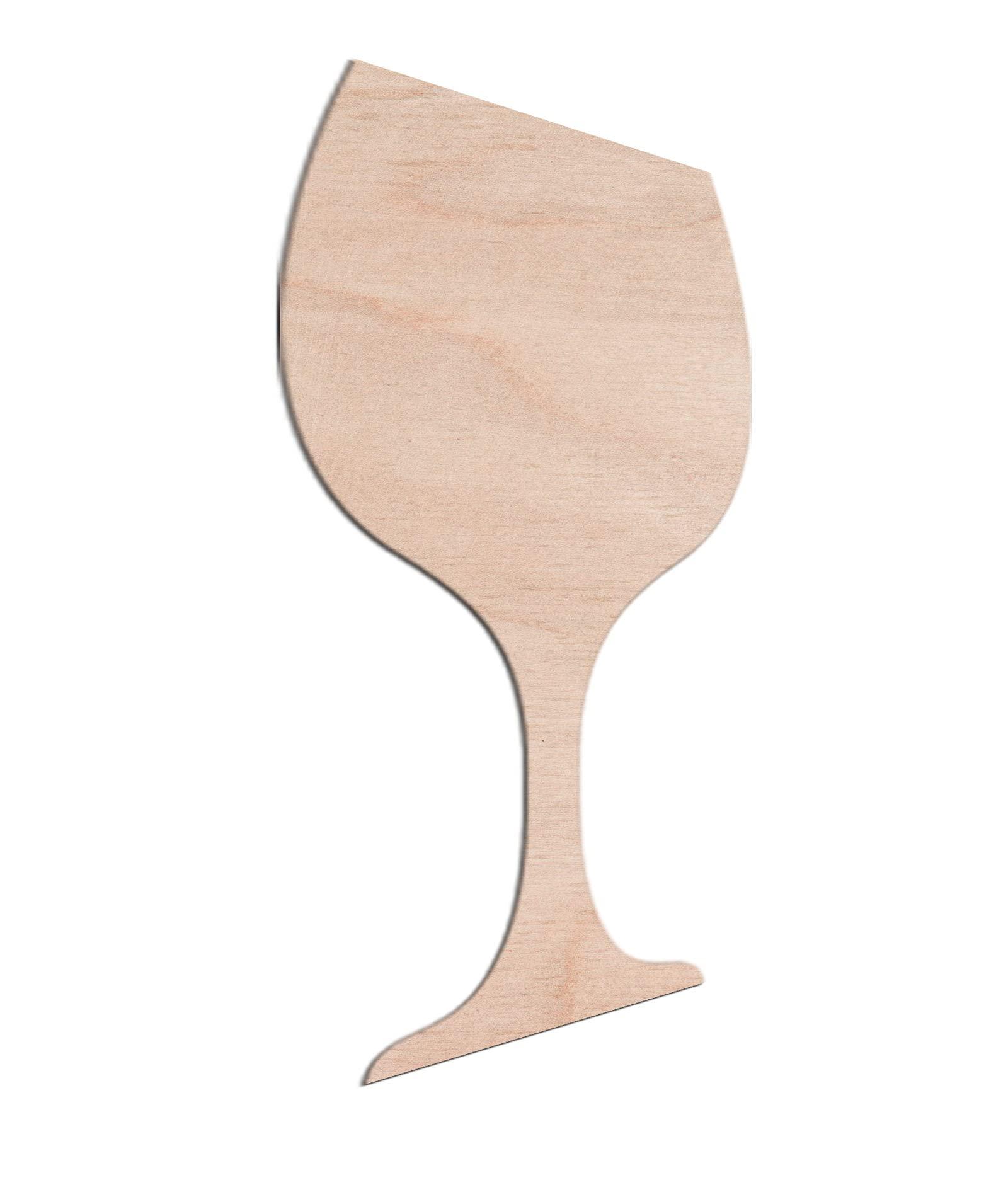 Haoser 3mm Wooden Glass Cutouts for Scrapbooking Arts Crafts DIY Decoration Display Décor - Haoser