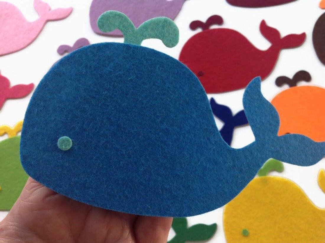 Haoser Fish Felt Creative Play Children Story Quiet Play Game Felt Fish for DIY Craft