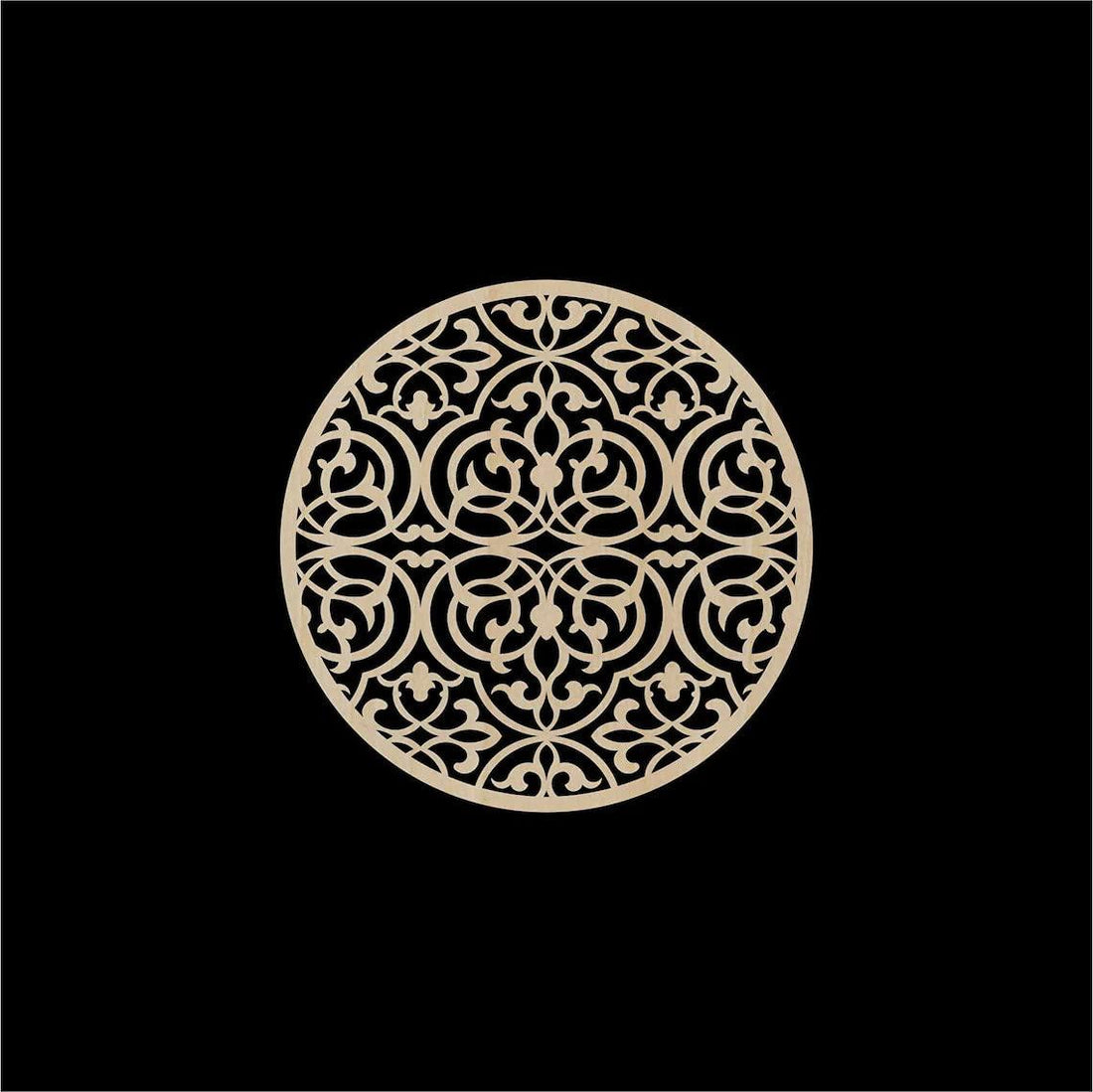 Haoser Laser Cut Design Wooden Panel for Home, Pack of 1 Carved Birch Ply Panel-Panel-11 - Haoser