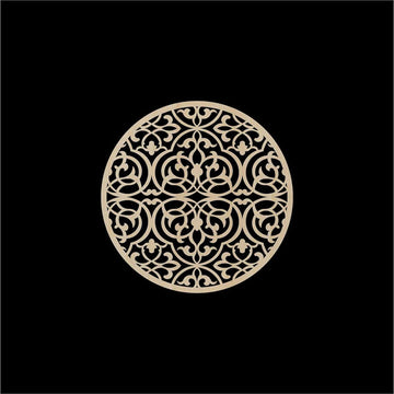Haoser Laser Cut Design Wooden Panel for Home, Pack of 1 Carved Birch Ply Panel-Panel-11 - Haoser