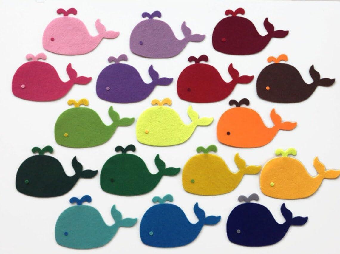 Haoser Fish Felt Creative Play Children Story Quiet Play Game Felt Fish for DIY Craft