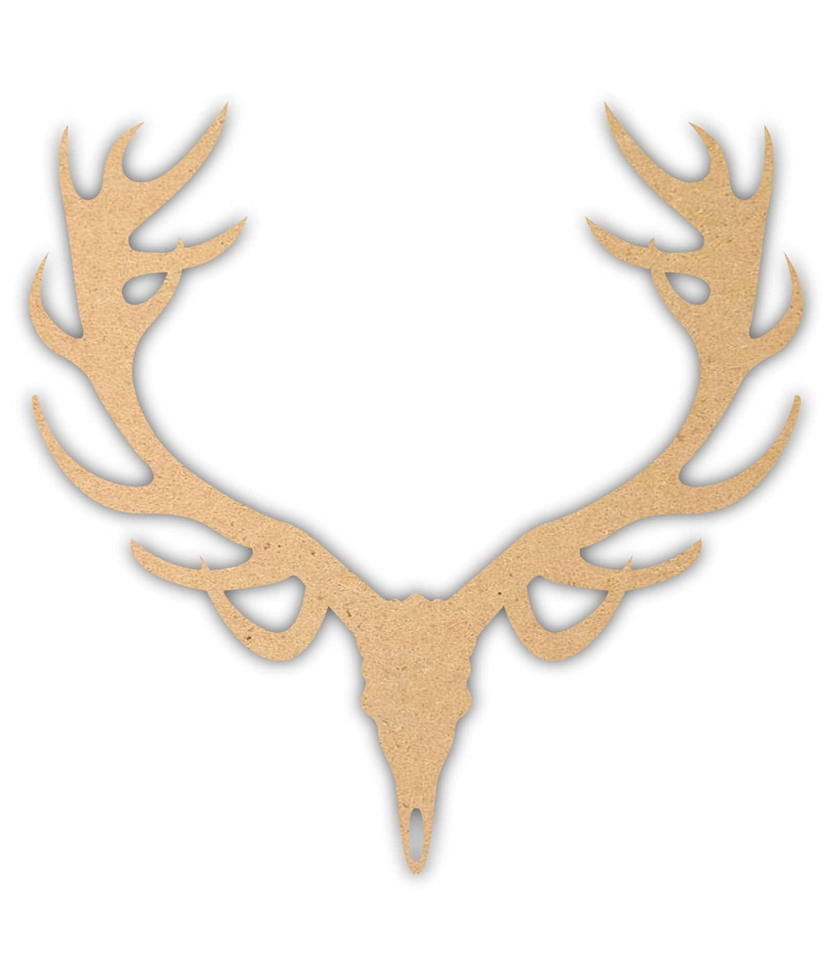 Haoser 3mm Wooden Horn Cutouts for Scrapbooking Arts Crafts DIY Decoration Display Décor - Haoser