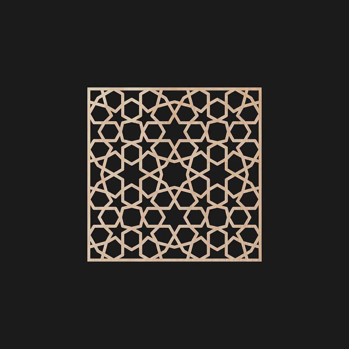 Haoser Carved Panel Decor Birch Jali for Room Partition, Screen, Divider, Door, Windows - Haoser