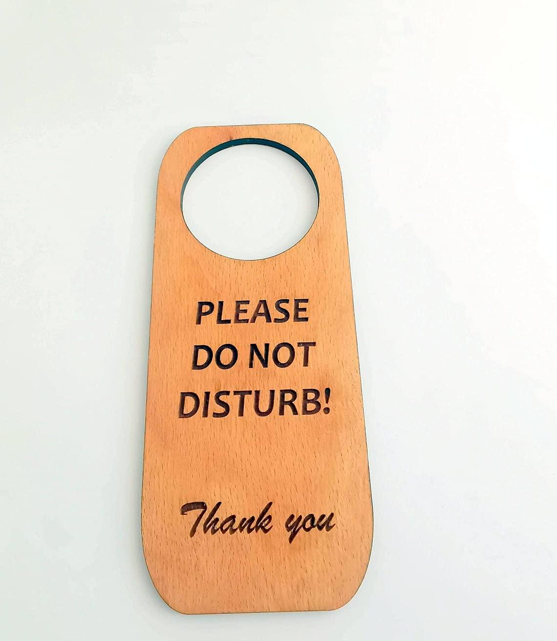 Haoser Do Not Disturb Hanger Sign Ideal for Office Home, Clinic, Class and Meeting Session - Haoser