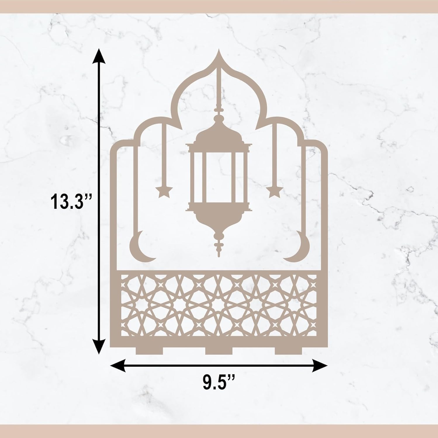 Ramadan Wooden Decoration for Home | Eid Ramadan Table Top Decor Item | Islamic Wooden