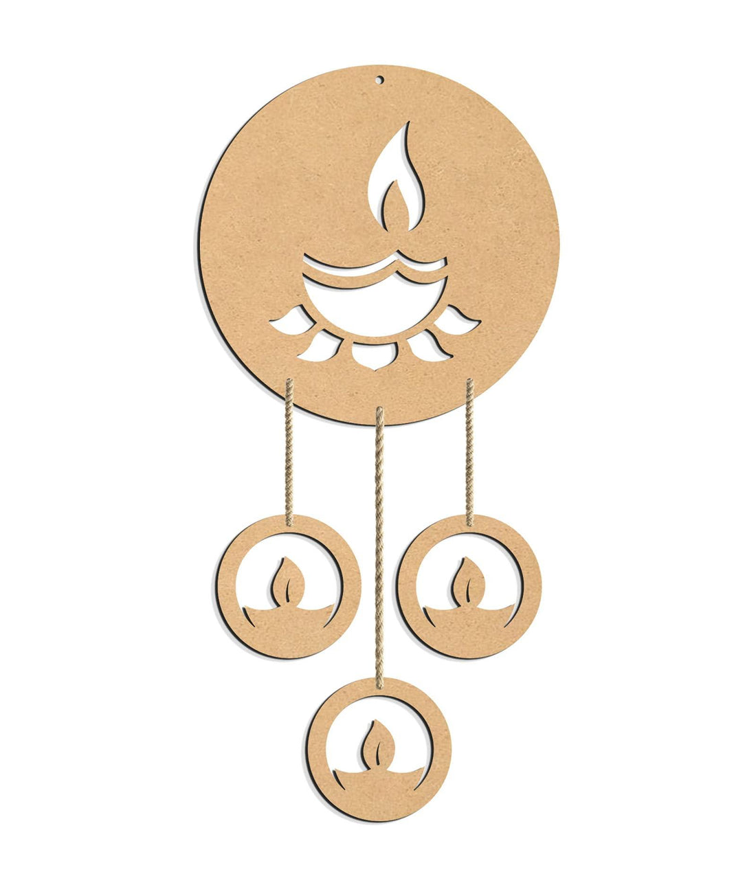 Haoser Wooden MDF Wall Hanging Panel, Decorative Wall Décor for Living Room, Office, Hallway - Haoser