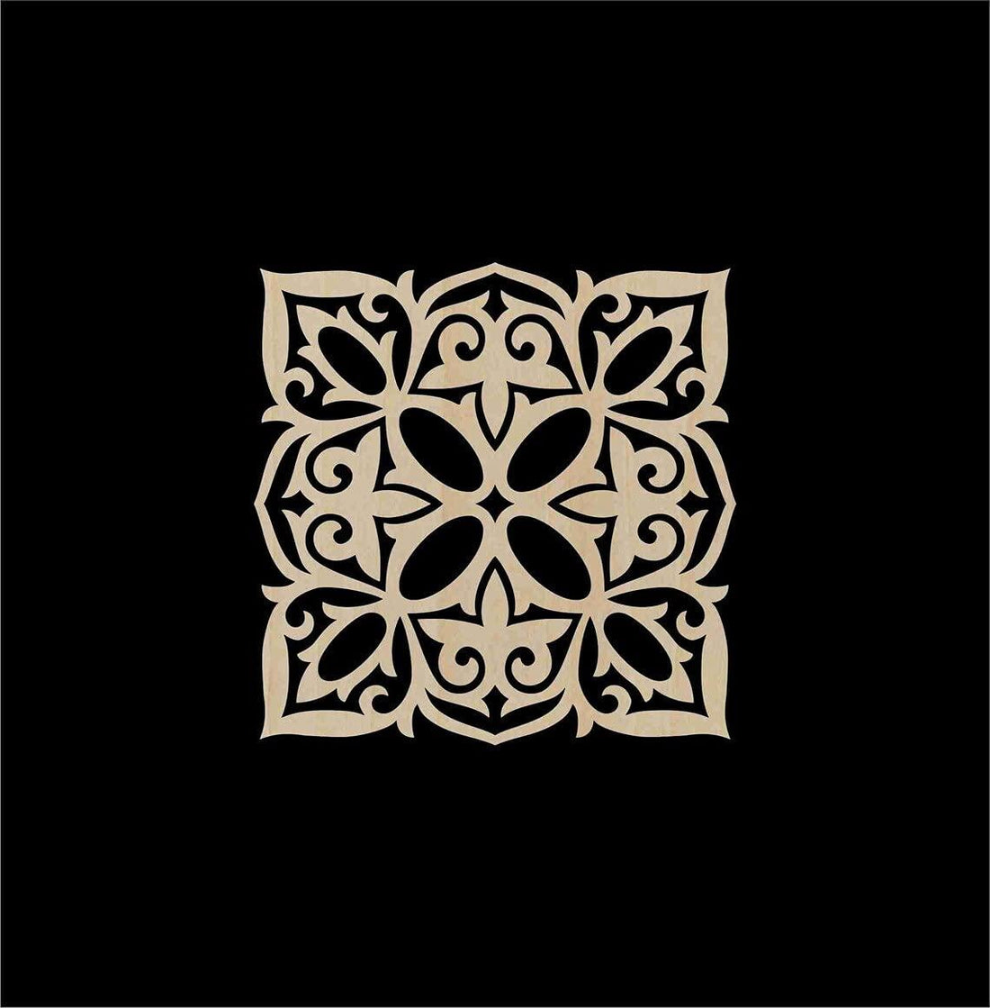 Haoser Laser Cut Carved Panel Wall Decor, Living Room Art, Wood Art, Windows - Haoser