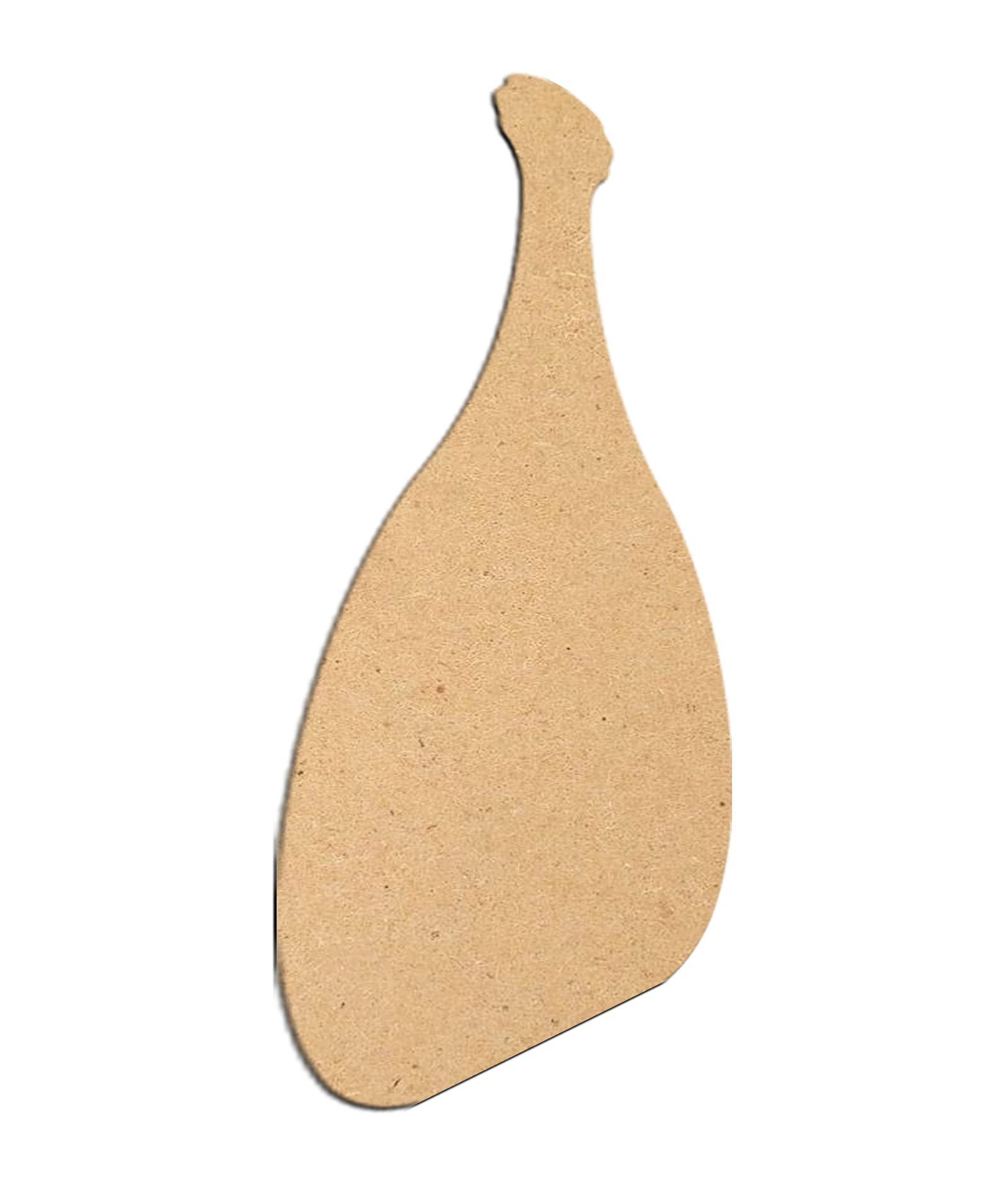 Haoser 3mm Wooden Bottle Cutouts for Scrapbooking Arts Crafts DIY Decoration Display Décor - Haoser