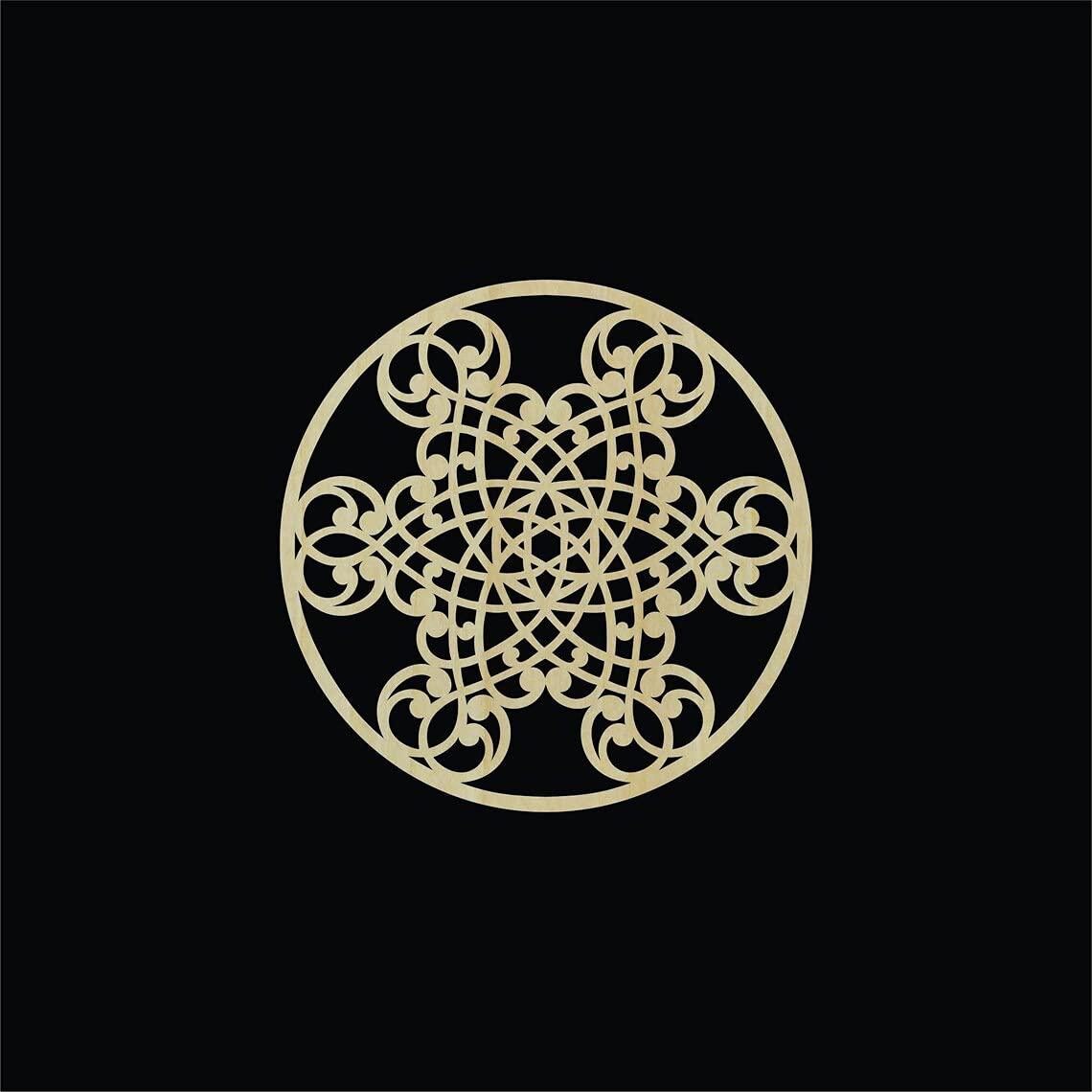 Haoser Laser Cut Round Design Wall Decorative Carved Panel Pack of 1 -Panel-14 - Haoser