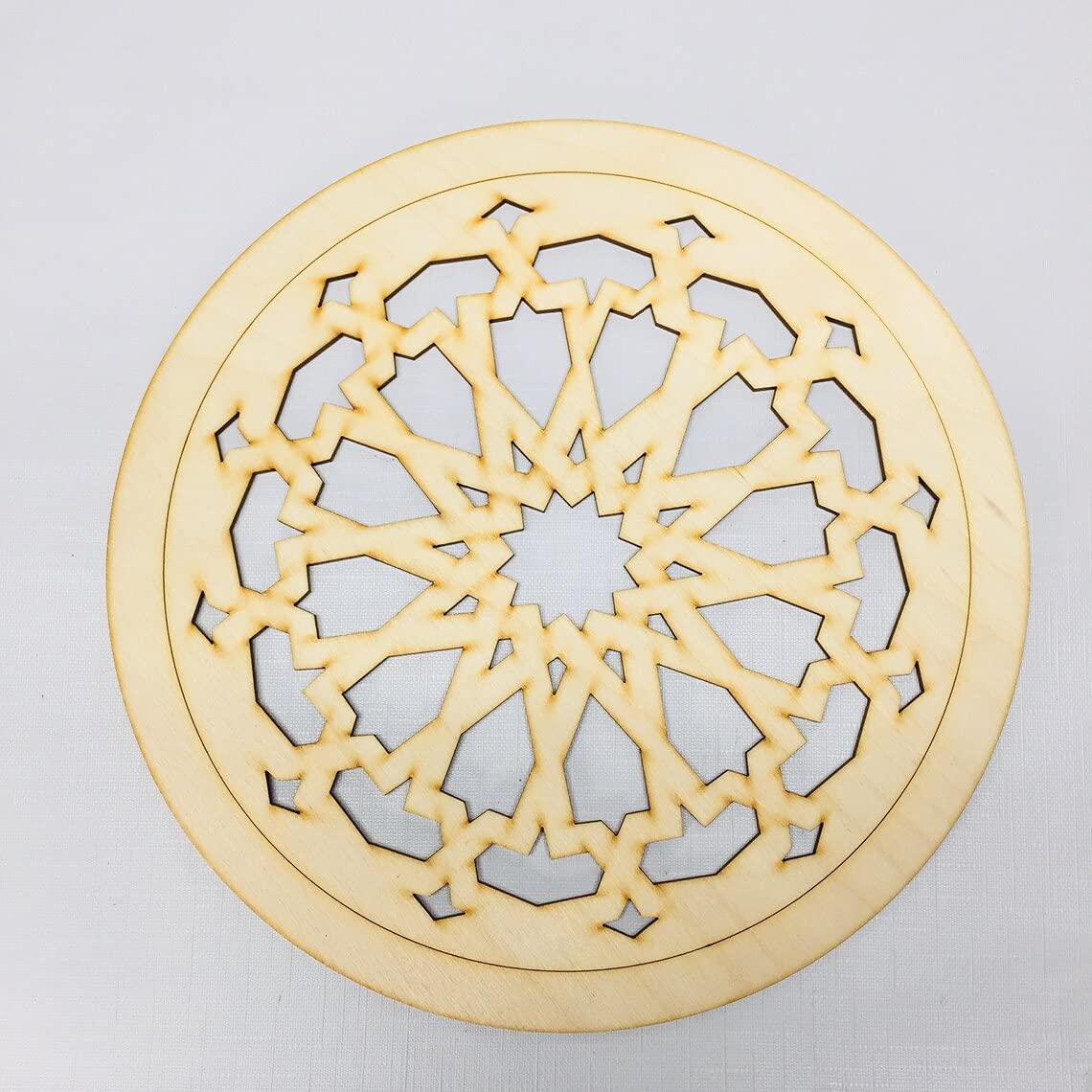 Haoser Wall Décor Panel, Wooden Wall Hanging Carved Panel Pack of 1-Panel-10 - Haoser