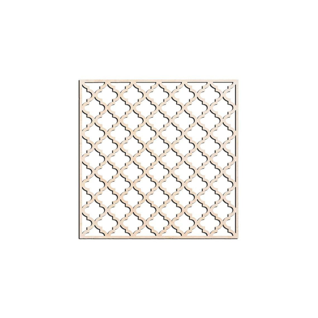 Haoser Wall Hanging Wooden Carved Panel for Room Partition, Cabinet Doors, Windows (Square Panel-1) - Haoser