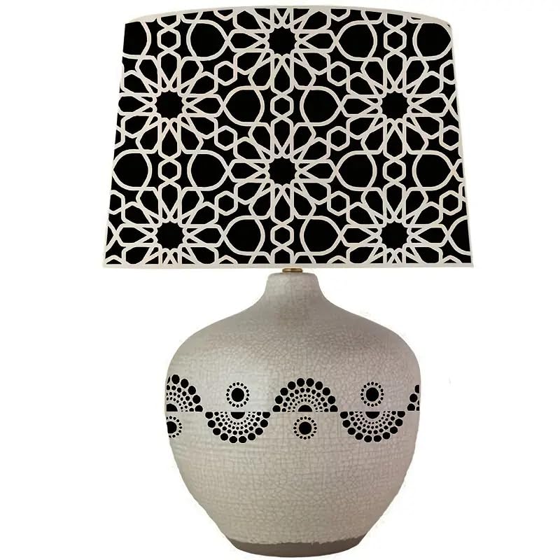 2 Pcs Mandala Border Stencil Set – 3x12 Inch Reusable Dot Mandala Painting Stencils – DIY Craft Templates for Canvas, Paper, Fabric, Wall, Tile, Floor & Home Décor Art Projects