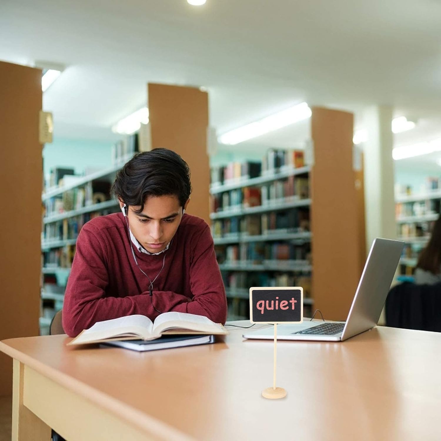 12 Pcs Mini Chalkboard Signs with Stand | Small Wooden Blackboard Labels for Wedding, Birthday Party, Table Numbers & Event Decoration (6.3 Inch Height)