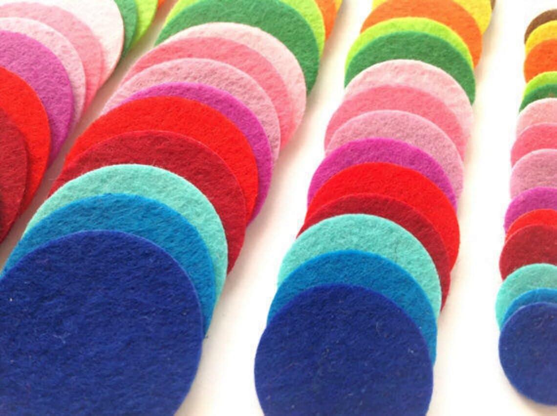 Haoser Felt Circles Sizes from 5 cm to 9.9 cm