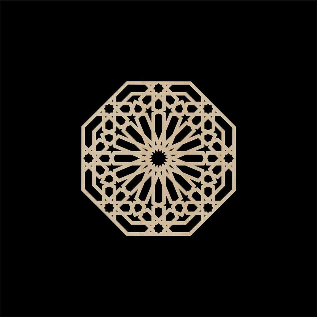 Haoser Birch Carved Panel for Home Décor, Round Design Wall Decorative Panel - Haoser
