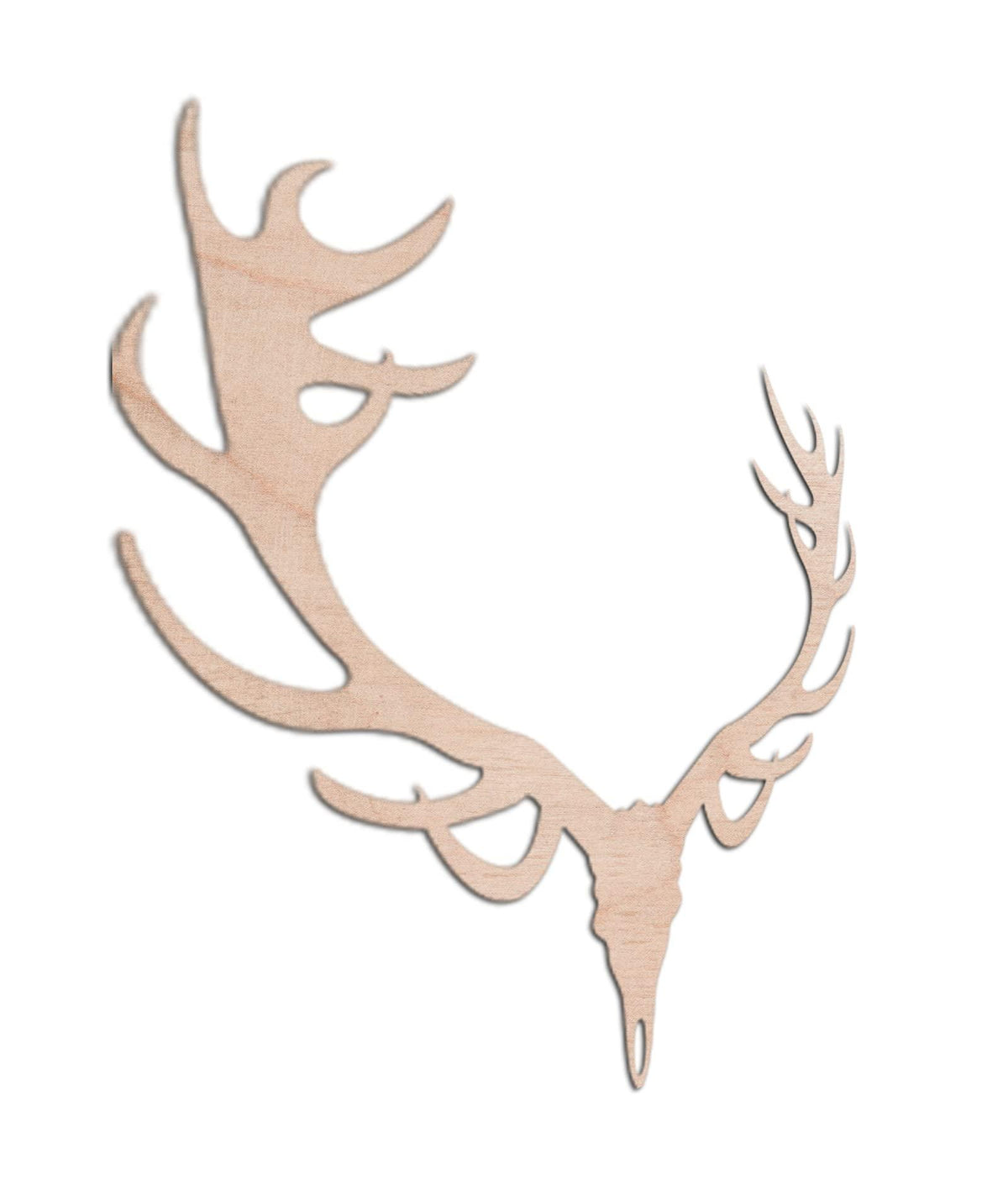 Haoser 3mm Wooden Horn Cutouts for Scrapbooking Arts Crafts DIY Decoration Display Décor - Haoser