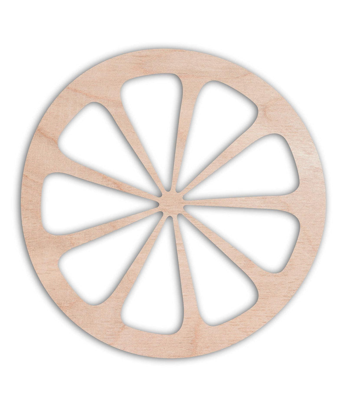 Haoser 3mm Wooden Lemon Cutouts for Scrapbooking Arts Crafts DIY Decoration Display Décor - Haoser