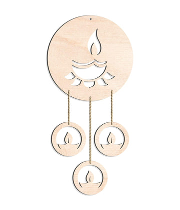 Haoser Wooden MDF Wall Hanging Panel, Decorative Wall Décor for Living Room, Office, Hallway - Haoser