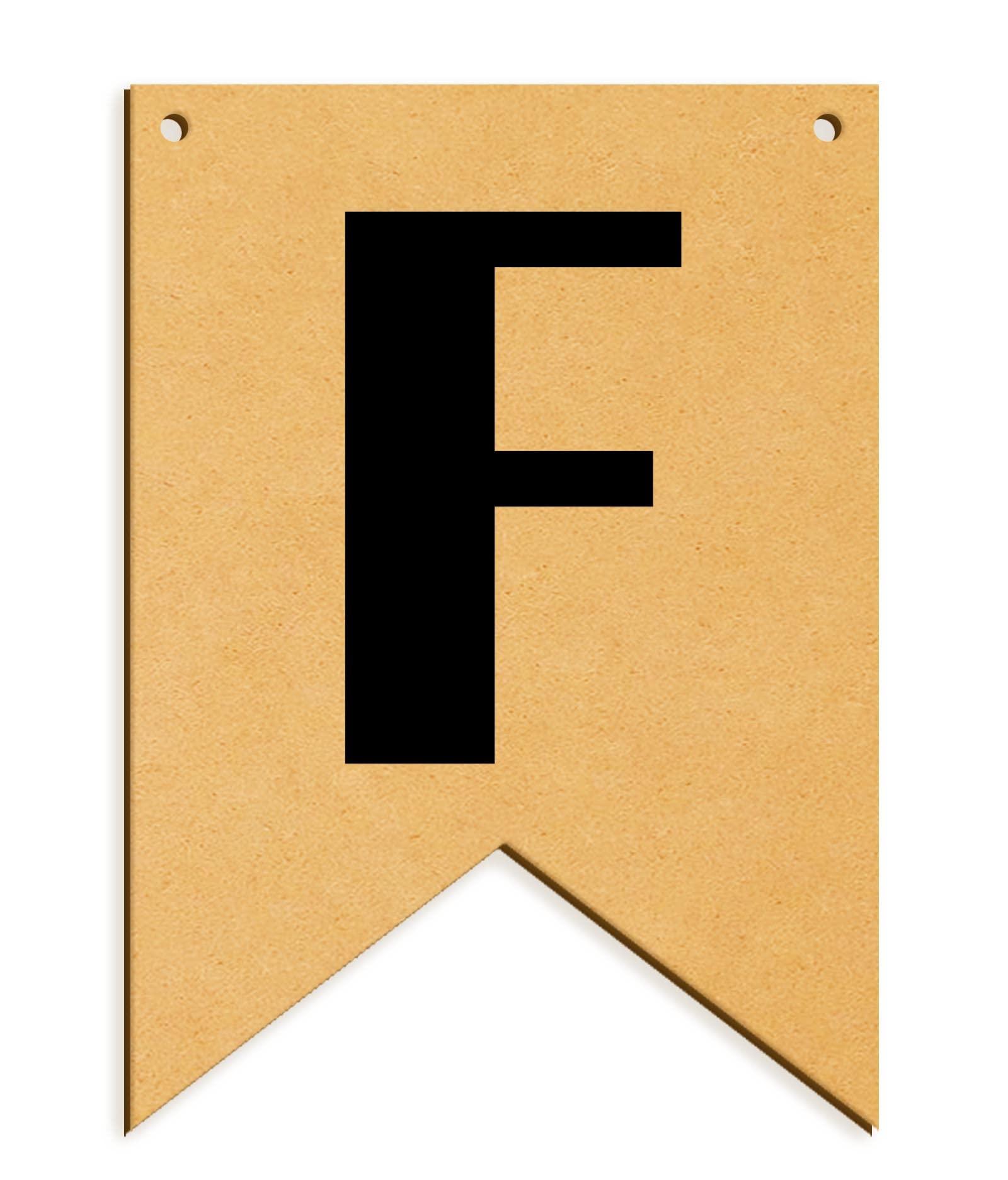 Haoser Wooden Alphabet Hanging tag for DIY Craft Projects, Birthaday Tag, Anniversary Tag - Haoser