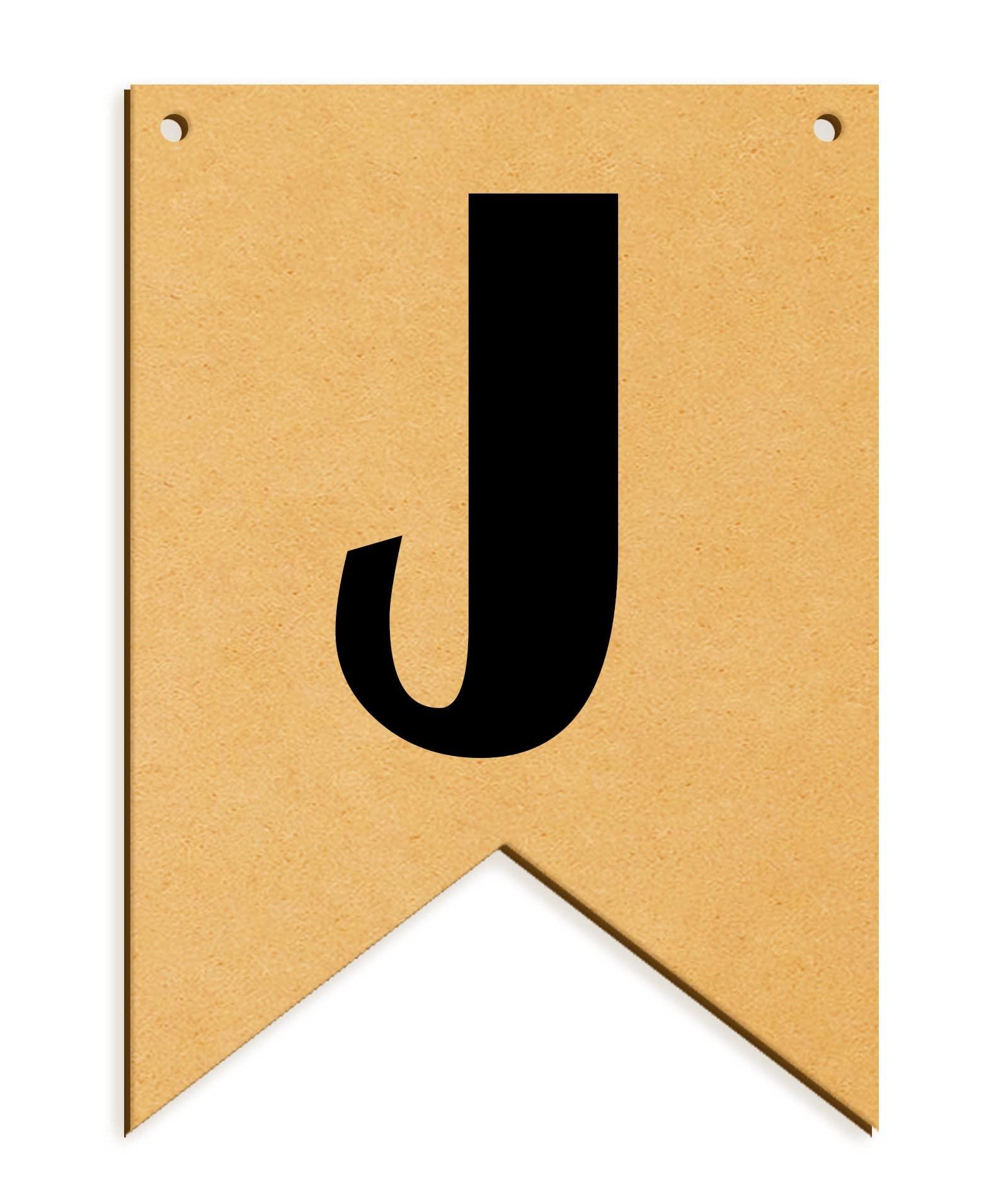 Haoser Wooden Alphabet Hanging tag for DIY Craft Projects, Birthaday Tag, Anniversary Tag - Haoser