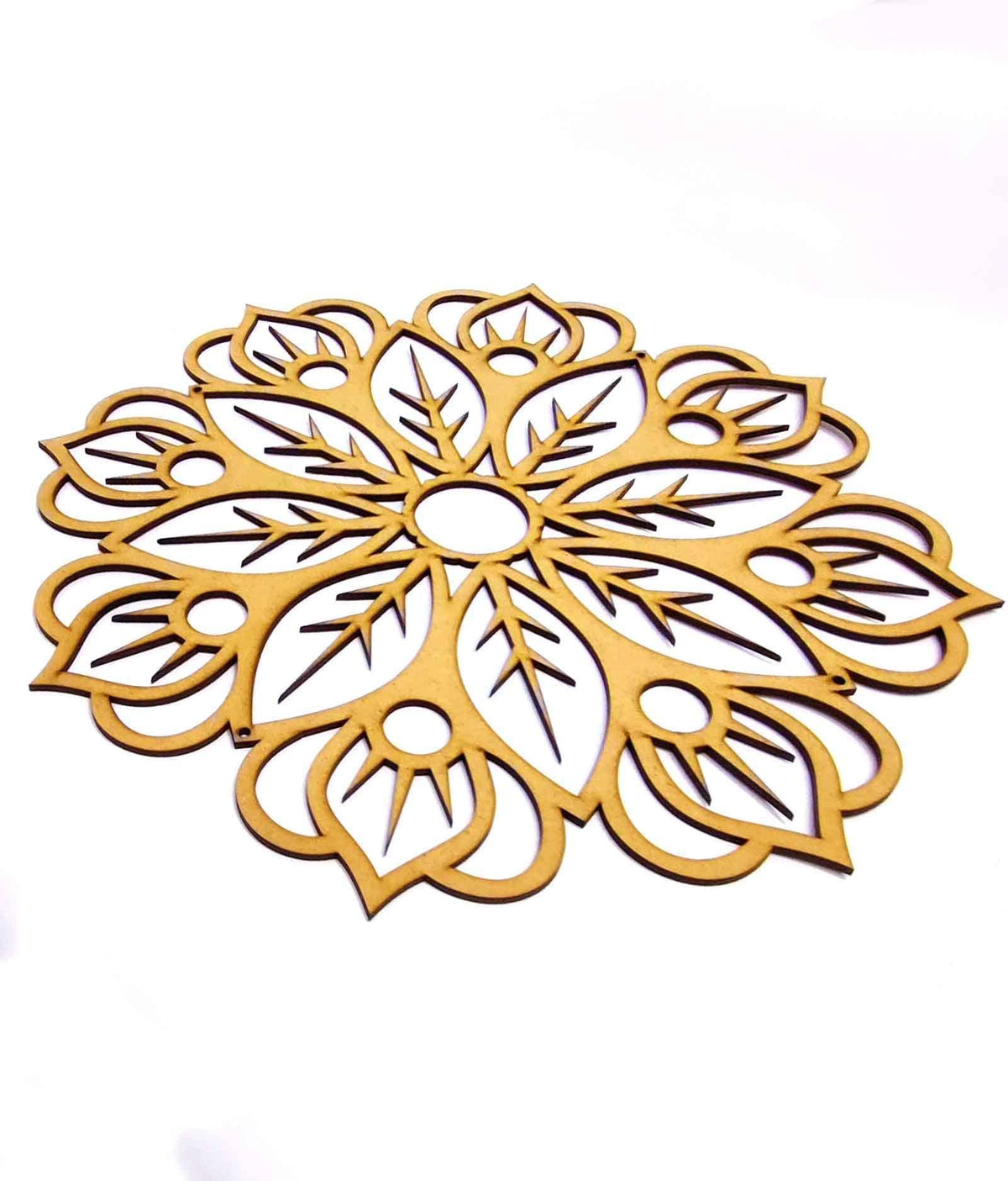 Haoser Wooden Mandala Art Design Panel for Home Décor, Living Room, Bedroom, Living Area, Office - Haoser