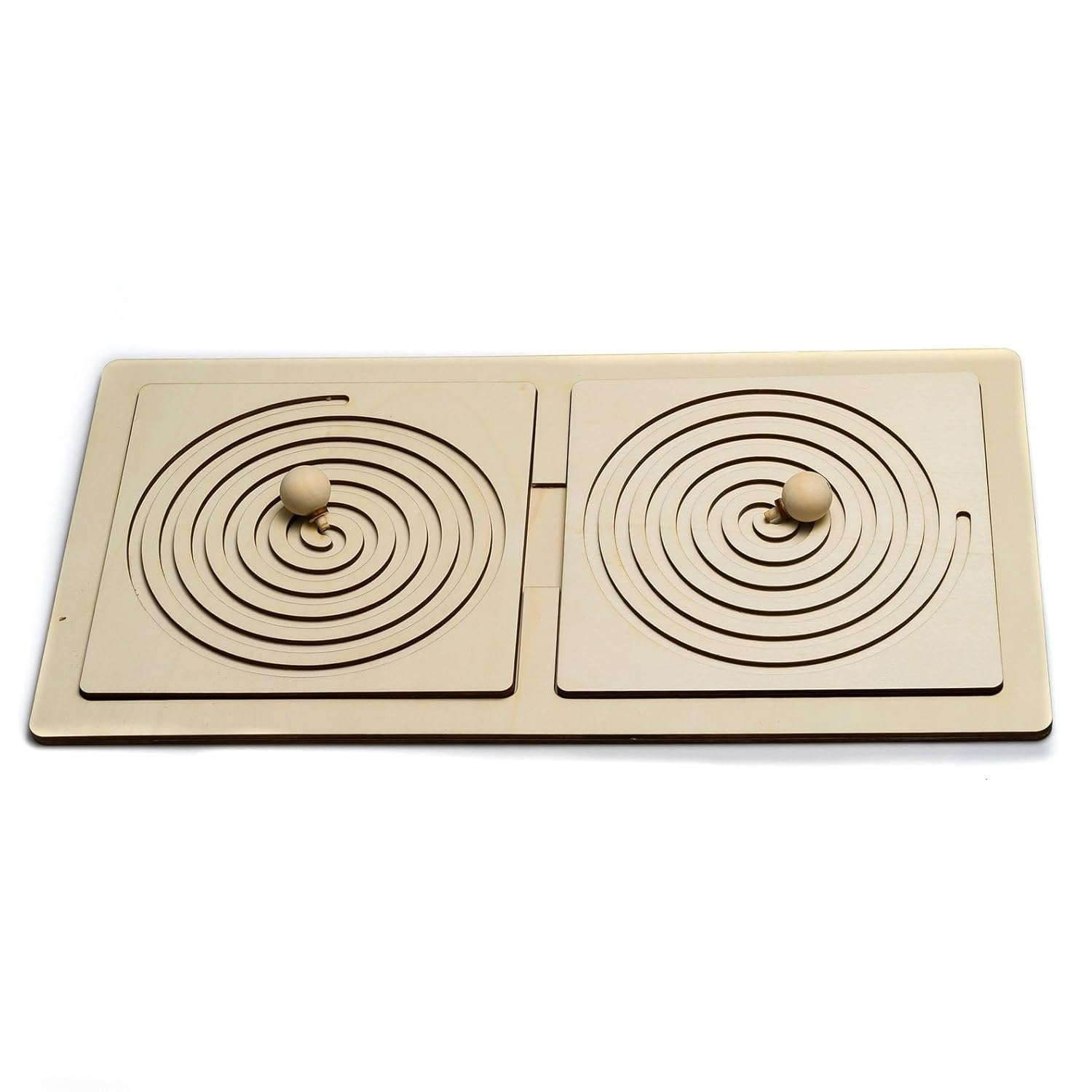 4 Pcs Montessori Tracing Board for Kids | 6 x 6 Inch Wooden Pre-Writing Activity Boards