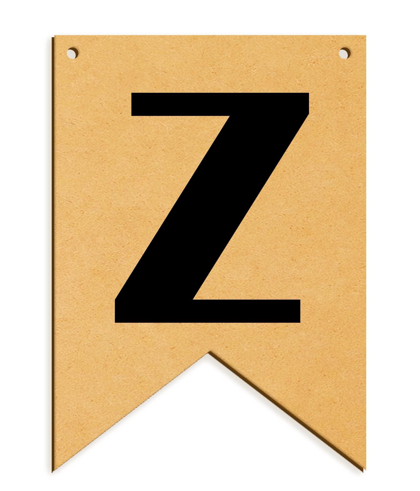 Haoser Wooden Alphabet Hanging tag for DIY Craft Projects, Birthaday Tag, Anniversary Tag - Haoser
