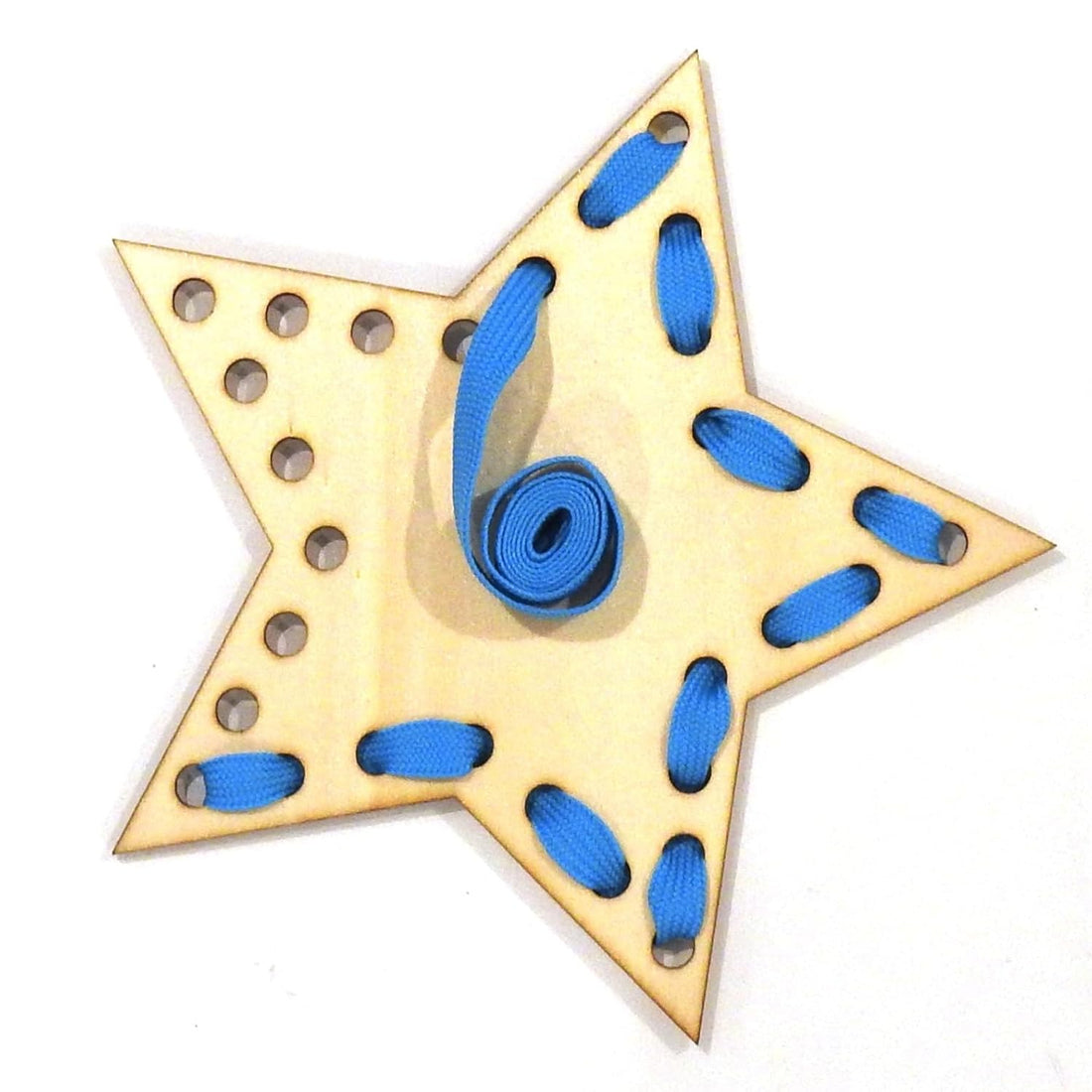 3 Pcs Wooden Shape Lacing Toy for Kids | Montessori Threading Puzzle Board