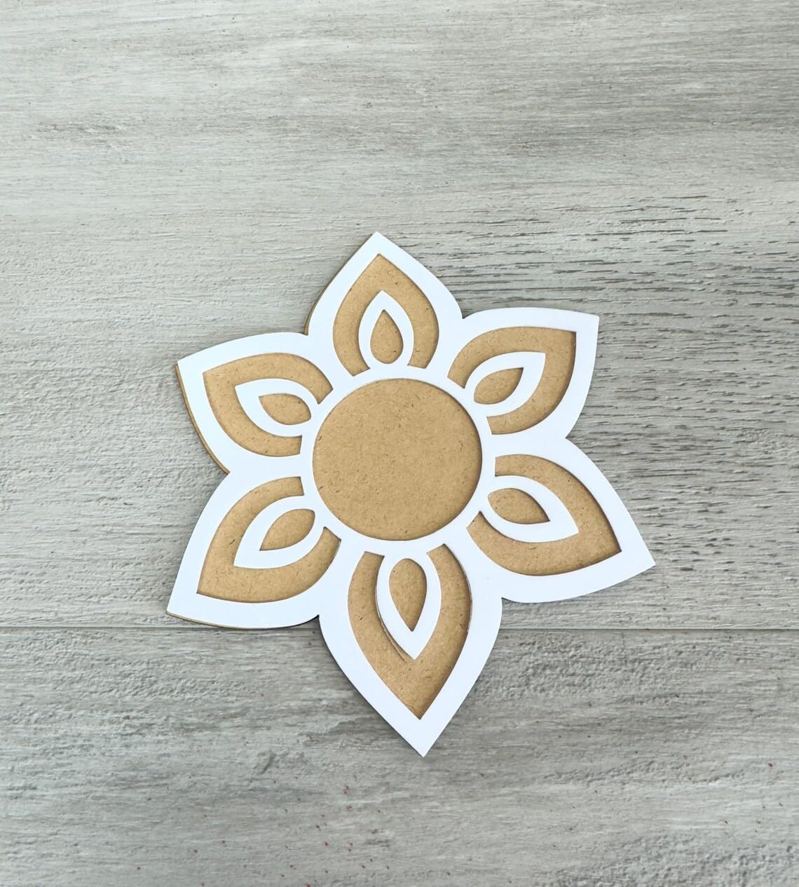 6 Inch MDF Rangoli Stencil Set – Reusable Festive Design for Diwali, Pooja, Mehndi, Mandala, Indian Wedding Decor