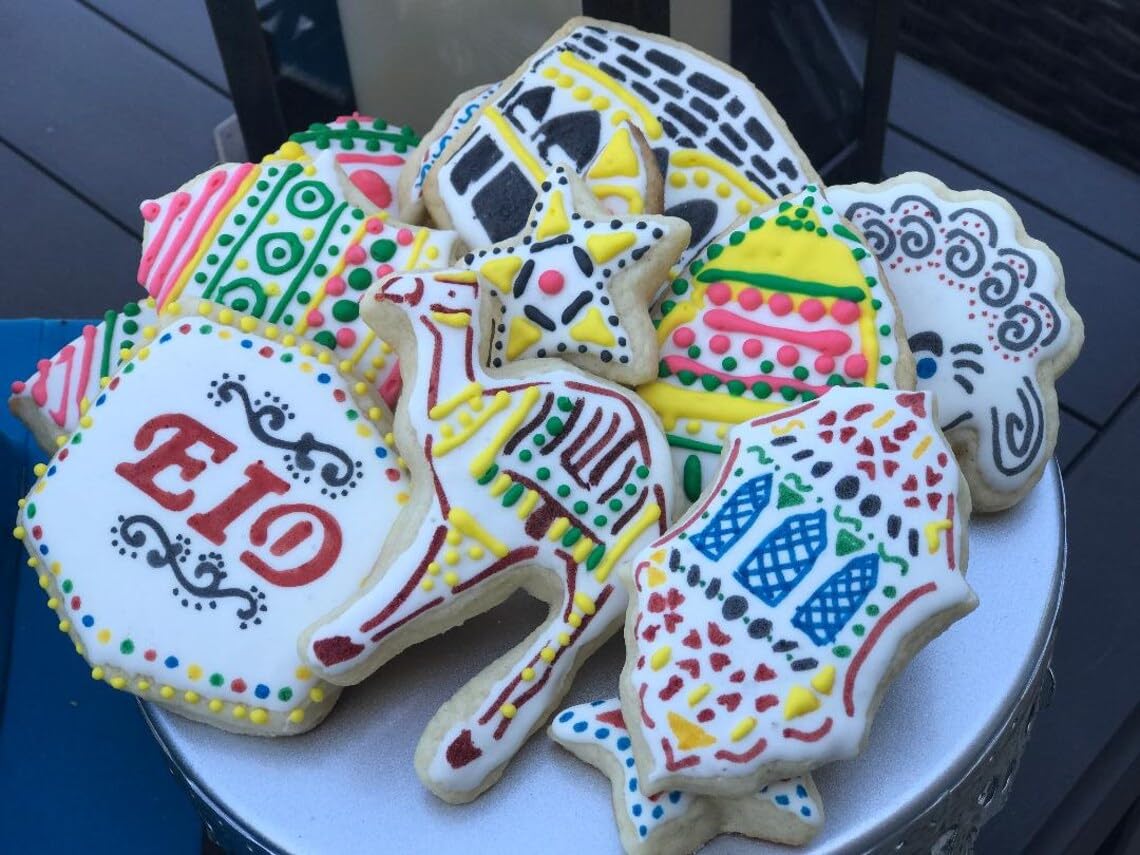 Cookie Stencils Set of 15 for Ramadan Eid Mubarak – 3.3X3 Inch Islamic Baking Stencils