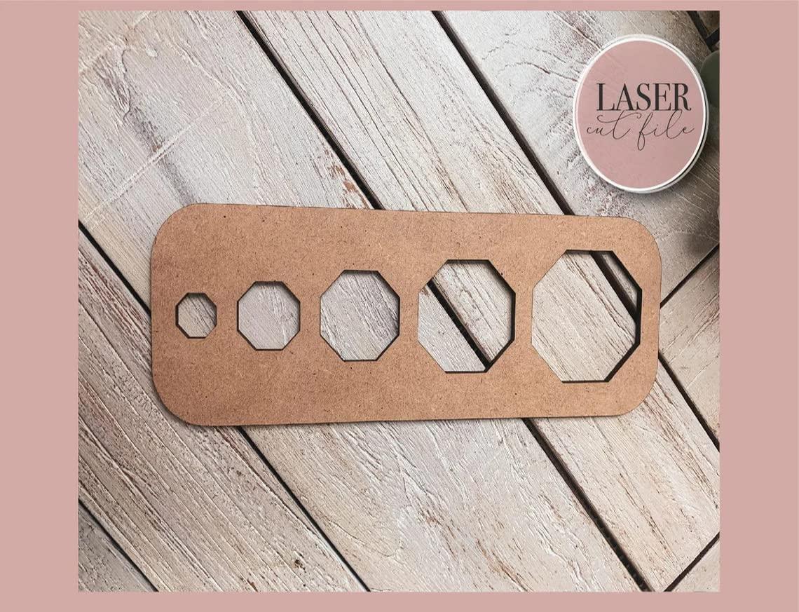 Haoser Montessori Wood Stencils, Preschool Educational Tool || Educational Wood Handwriting Stencil Set | Easy-to-Use Writing Guide for Kids & Montessori Stencils Set - Haoser
