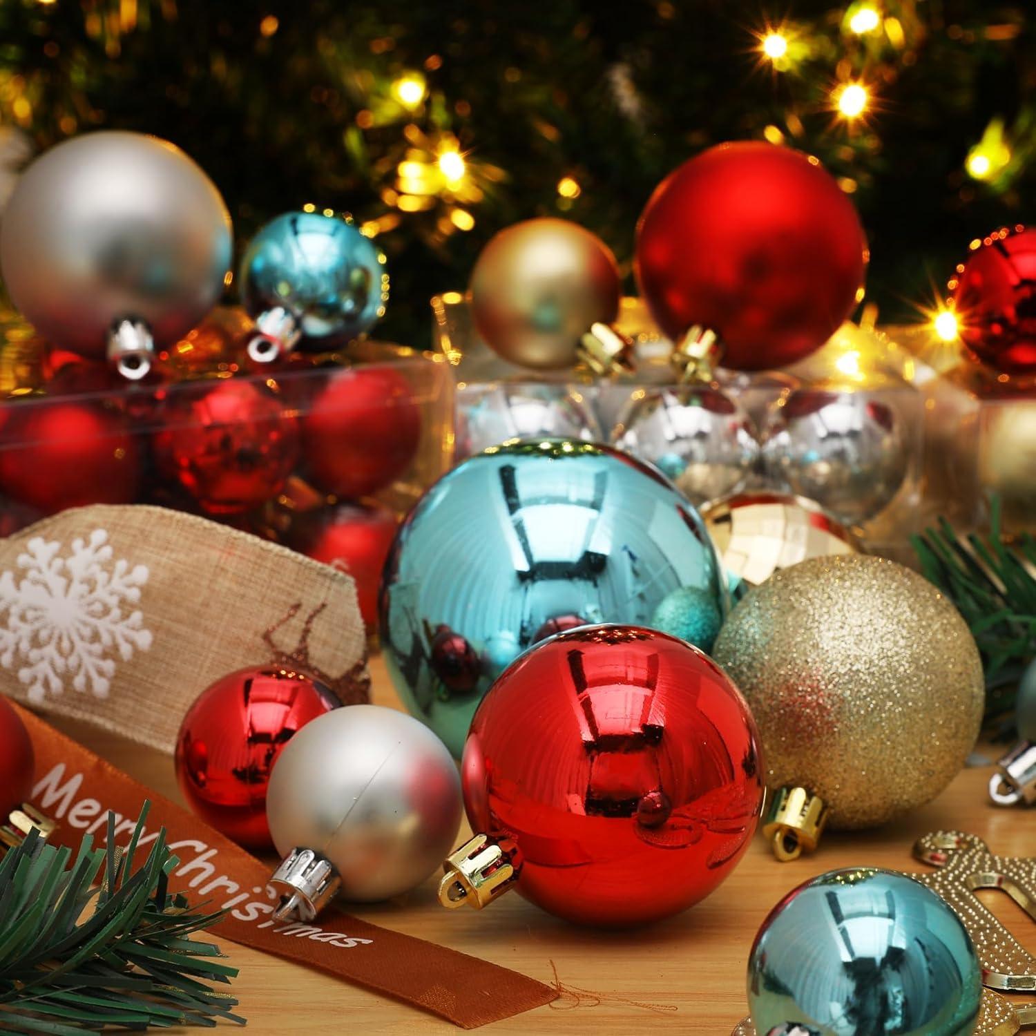Haoser Mini Ornaments for Xmas Tree Decoration | Xmas Tree Decorations Set for Festive Cheer - Haoser