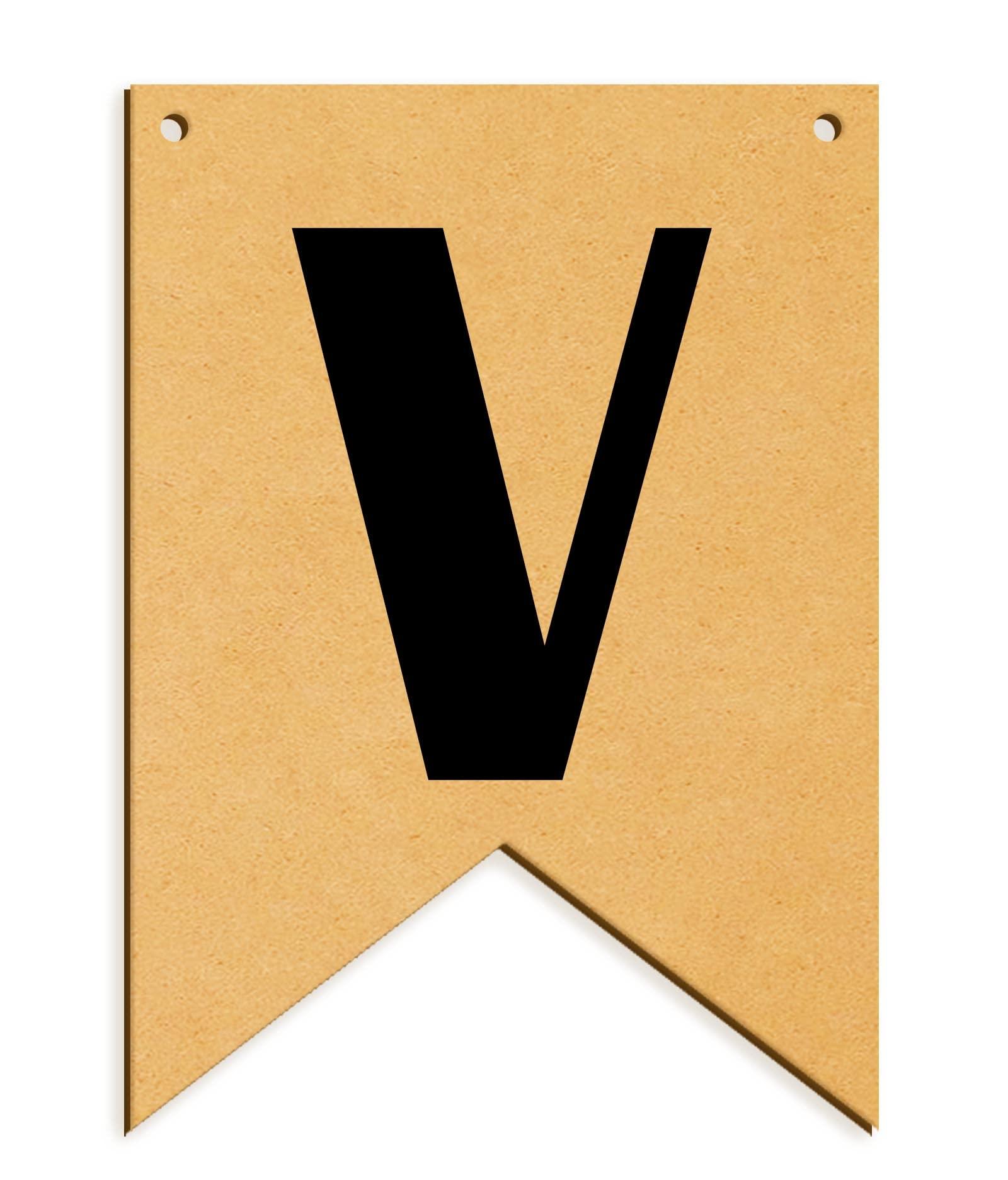 Haoser Wooden Alphabet Hanging tag for DIY Craft Projects, Birthaday Tag, Anniversary Tag - Haoser